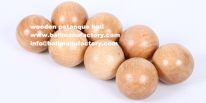 supply 55mm wooden petanque set 8 ball