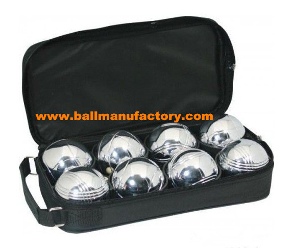 Wholesale 8pcs petanque,boules ball  nylon case