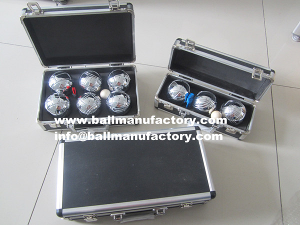 sell leisure boules set 3 ball with Aluminum case