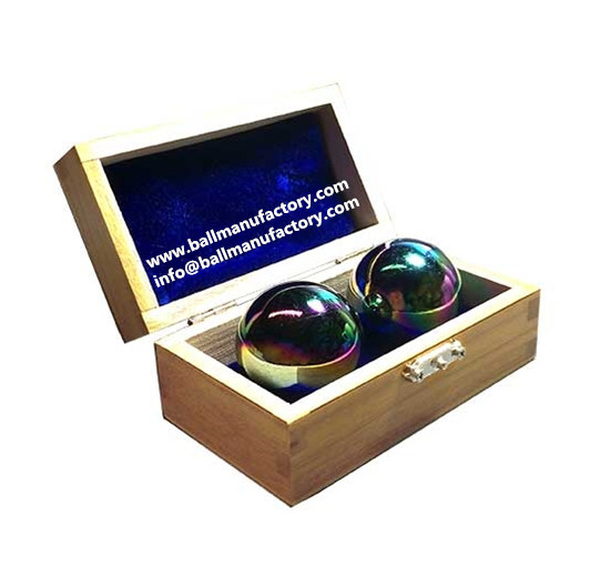 sell Chinese therapy ball in rainbow color