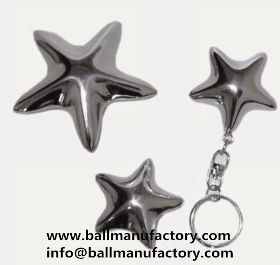 Special key chain gift chiming star with key ring