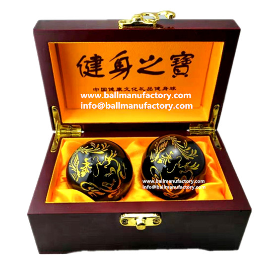 Gifts for men-Chinese metal health chiming ball
