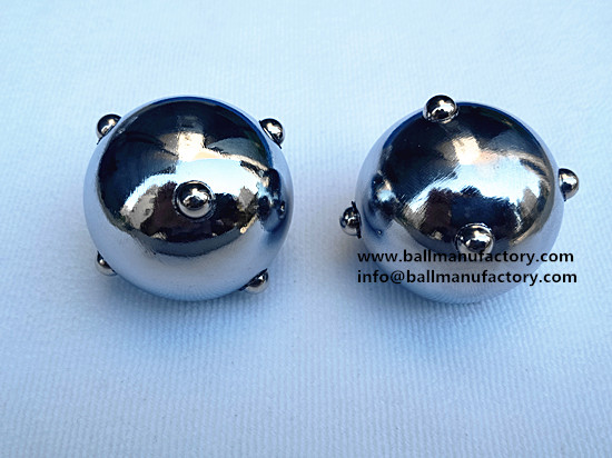 New model Chinese massage ball 40mm silver color