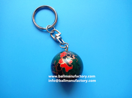 Decoration Ball with key ring,chiming pendant ball