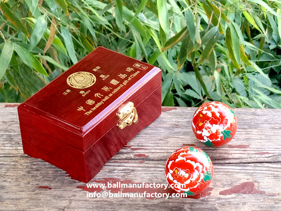 Souvenir -gifts-Chinese cloisonne baoding balls