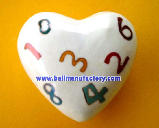 supply metal chiming heart with logo