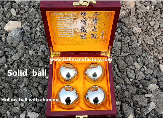 Gift box for metal stainless steel hand ball