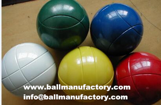 sport game petanque ball with different colors