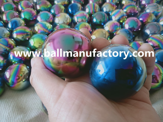 Chinese harmony baoding ball in rainbow color