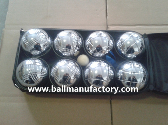 supply 8 ball petanque for outdoor garden game