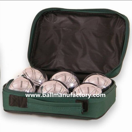 supply boules set 6 ball in green bag