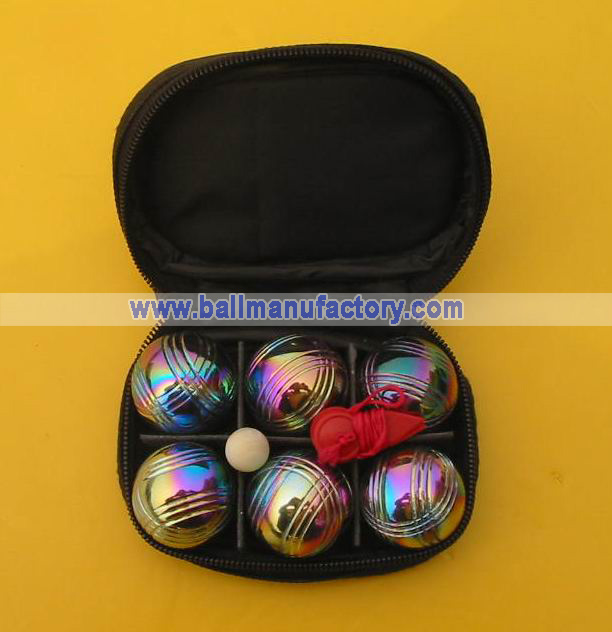 supply 32mm mini boules ball rainbow color