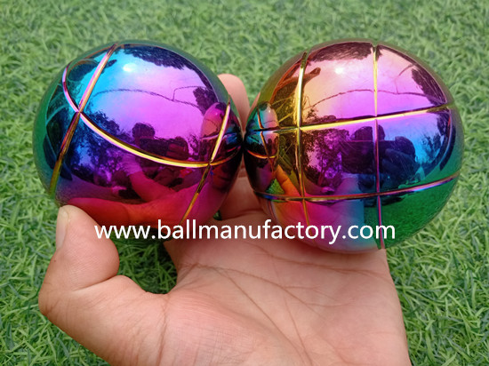 supply petanque ball  in rainbow color